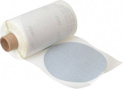 Made in USA - 5" Diam, 240 Grit Silicon Carbide Adhesive PSA Disc - Very Fine Grade, B Weighted Paper Backing, For Low Speed Dual-Action Sanders, Random Orbital Sanders - Benchmark Tooling