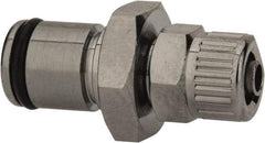 CPC Colder Products - PTF Brass, Quick Disconnect, Inline Coupling Insert - 250 Max psi, -40 to 180°F, 1.87" OAL x 0.75" Overall Height, Chrome Plated - Benchmark Tooling