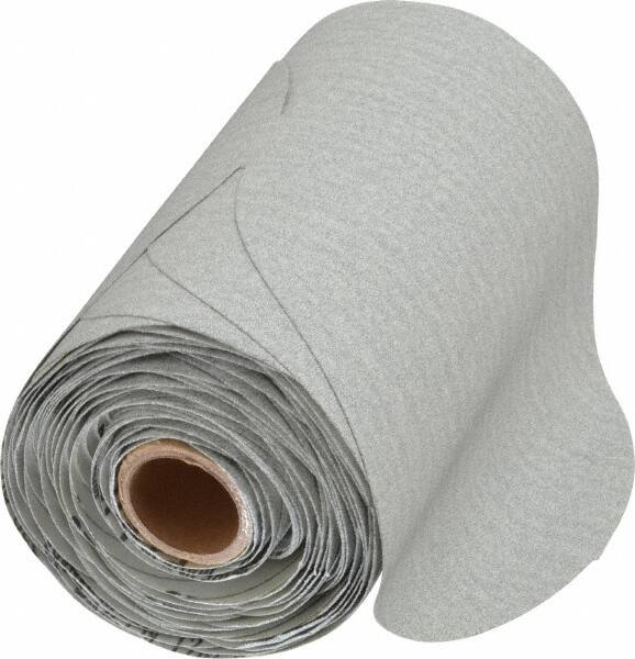 Made in USA - 6" Diam, 120 Grit Silicon Carbide Adhesive PSA Disc - Fine Grade, B Weighted Paper Backing, For Low Speed Dual-Action Sanders, Random Orbital Sanders - Benchmark Tooling