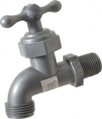 Legend Valve - 1/2" Pipe, 125 psi WOG Rating, Celcon Hose Bibb, Stop Valve - Exact Industrial Supply