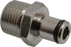 CPC Colder Products - 3/8 NPT Brass, Quick Disconnect, Valved Coupling Insert - 250 Max psi, -40 to 180°F, 1.22" OAL x 0.55" Overall Height, Chrome Plated - Benchmark Tooling