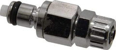 CPC Colder Products - 1/4" Outside Diam, Chrome Plated Brass Push-to-Connect Male Connector - 250 Max psi, Buna Nitrile O-Ring - Benchmark Tooling