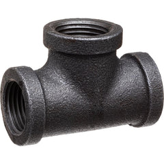 Black Pipe Fittings; Fitting Type: Tee; Fitting Size: 2″; Material: Malleable Iron; Finish: Black; Fitting Shape: Tee; Thread Standard: NPT; Connection Type: Threaded; Lead Free: No; Standards: ASME ™B1.2.1;  ™ASME ™B16.3