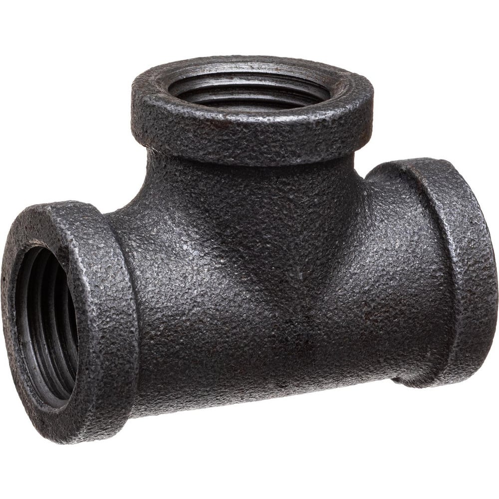 Black Pipe Fittings; Fitting Type: Coupling; Fitting Size: 1-1/2″; Material: Malleable Iron; Finish: Black; Fitting Shape: Tee; Thread Standard: BSPT; Connection Type: Threaded; Lead Free: No; Standards: ASTM A197; BS EN 1562