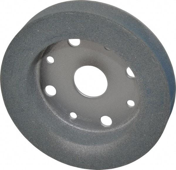 Norton - 6" Diam, 4" Hole Size, 1" Overall Thickness, 120 Grit, Type 2 Tool & Cutter Grinding Wheel - Fine Grade, Silicon Carbide, I Hardness, Vitrified Bond, 3,600 RPM - Benchmark Tooling