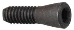 Cutting Tool Technologies - Hex Socket Lock Screw for Indexable Slotting Cutters - #1-72 Thread, For Use with Inserts - Benchmark Tooling