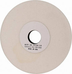 Grier Abrasives - 7" Diam x 1-1/4" Hole x 1/2" Thick, H Hardness, 46 Grit Surface Grinding Wheel - Aluminum Oxide, Type 1, Coarse Grade, 3,600 Max RPM, Vitrified Bond, No Recess - Benchmark Tooling