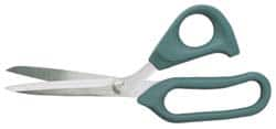 Clauss - 3-1/2" LOC, 9" OAL Stainless Steel Standard Shears - Ambidextrous, Offset Handle, For General Purpose Use - Benchmark Tooling