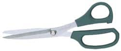 Clauss - 3-1/4" LOC, 8" OAL Stainless Steel Standard Shears - Ambidextrous, Straight Handle, For General Purpose Use - Benchmark Tooling