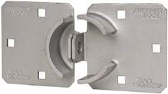 American Lock - 8-1/2" Long x 4-1/2" Wide, Door Hasp - Hardened Steel - Benchmark Tooling