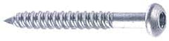 Made in USA - 5/16" Diam, 2-1/4" Torx Drive, Concrete Screw & Masonry Fastener - Steel, Blue Climaseal Finish - Benchmark Tooling