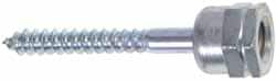 ITW Buildex - 3/8" Zinc-Plated Steel Vertical (End Drilled) Mount Threaded Rod Anchor - 5/8" Diam x 3" Long, 2,060 Lb Ultimate Pullout, For Use with Wood - Benchmark Tooling