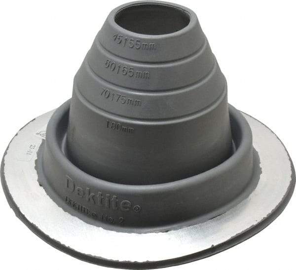 ITW Buildex - Metal Roof Flashing for 1-3/4 to 3-3/4" Pipe - 250°F Max Working Temp - Benchmark Tooling