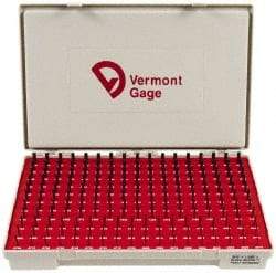 Vermont Gage - 190 Piece, 0.0615-0.2505 Inch Diameter Plug and Pin Gage Set - Minus 0.0002 Inch Tolerance, Class ZZ - Benchmark Tooling