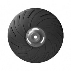 Norton - 7" Diam Locking Nut Disc Backing Pad - Medium Density, 8,600 RPM - Benchmark Tooling