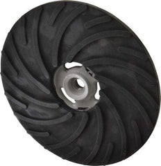 Norton - 9" Diam Locking Nut Disc Backing Pad - Medium Density, 6,600 RPM - Benchmark Tooling