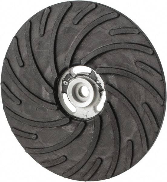 Norton - 9" Diam Locking Nut Disc Backing Pad - Hard Density, 6,600 RPM - Benchmark Tooling
