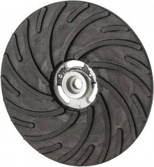 Norton - 9" Diam Locking Nut Disc Backing Pad - Hard Density, 6,600 RPM - Benchmark Tooling