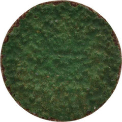 Norton - 1" Disc Diam, 36 Grit, Zirconia Alumina Quick Change Disc - Type S Attaching System, Coated, Very Coarse Grade, R821 Series - Benchmark Tooling