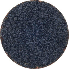 Norton - 1" Disc Diam, 50 Grit, Zirconia Alumina Quick Change Disc - Type S Attaching System, Coated, Brown, Coarse Grade, R821 Series - Benchmark Tooling