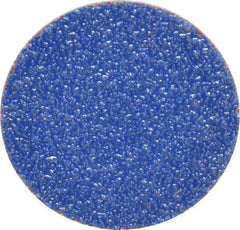 Norton - 1-1/2" Disc Diam, 60 Grit, Zirconia Alumina Quick Change Disc - Type S Attaching System, Coated, Brown, Medium Grade, R821 Series - Benchmark Tooling