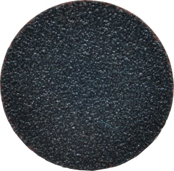 Norton - 1-1/2" Disc Diam, 80 Grit, Zirconia Alumina Quick Change Disc - Type S Attaching System, Coated, Brown, Medium Grade, R821 Series - Benchmark Tooling