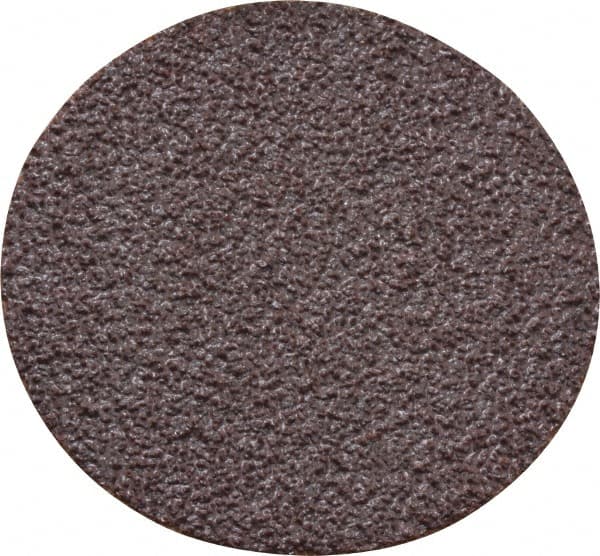 Norton - 1-1/2" Disc Diam, 60 Grit, Aluminum Oxide Quick Change Disc - Type S Attaching System, Coated, Brown, Medium Grade, R228 Series - Benchmark Tooling