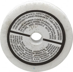 Grier Abrasives - 60 Grit Aluminum Oxide Type 1 Internal Grinding Wheel - 2-1/2" Diam x 3/8" Hole x 3/8" Thick, 12,987 Max RPM, Medium Grade, K Hardness, Vitrified Bond - Benchmark Tooling