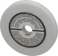 Grier Abrasives - 60 Grit Aluminum Oxide Type 1 Internal Grinding Wheel - 3" Diam x 1/2" Hole x 3/8" Thick, 10,823 Max RPM, Medium Grade, K Hardness, Vitrified Bond - Benchmark Tooling