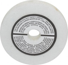 Grier Abrasives - 80 Grit Aluminum Oxide Type 1 Internal Grinding Wheel - 3" Diam x 1/2" Hole x 3/8" Thick, 10,823 Max RPM, Medium Grade, K Hardness, Vitrified Bond - Benchmark Tooling