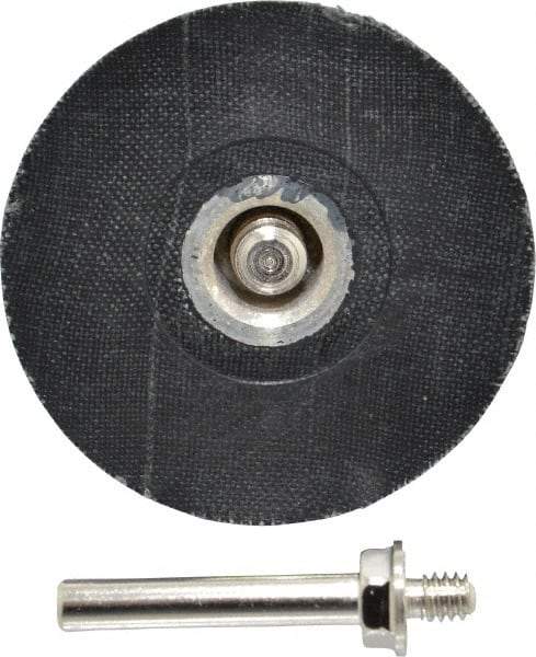 Norton - 3" Diam Quick-Change Type S Disc Backing Pad - 1/4" Shank Diam, Hard Density, 20,000 RPM, Speed-Lok TS Compatible - Benchmark Tooling