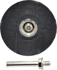 Norton - 3" Diam Quick-Change Type S Disc Backing Pad - 1/4" Shank Diam, Hard Density, 20,000 RPM, Speed-Lok TS Compatible - Benchmark Tooling