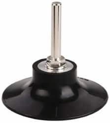 Norton - 3" Diam Quick-Change Type S Disc Backing Pad - 1/4" Shank Diam, Medium Density, 20,000 RPM, Speed-Lok TS Compatible - Benchmark Tooling