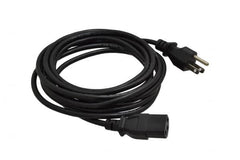 Tripp-Lite - 12' Long, NEMA 5-15P/IEC-320-C-13 Computer Cable - Black, Male x Female - Benchmark Tooling