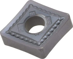 Kennametal - CNMG433 MS Grade KC5510 Carbide Turning Insert - TiAlN Finish, 80° Diamond, 1/2" Inscr Circle, 3/16" Thick, 3/64" Corner Radius - Benchmark Tooling