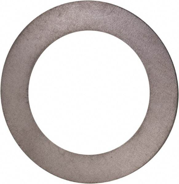 Made in USA - 0.2mm Thick, 12mm Inside x 18mm OD, Round Shim - 7/16" Screw, Uncoated 302/304 Stainless Steel - Benchmark Tooling