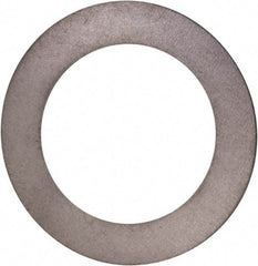 Made in USA - 0.2mm Thick, 12mm Inside x 18mm OD, Round Shim - 7/16" Screw, Uncoated 302/304 Stainless Steel - Benchmark Tooling