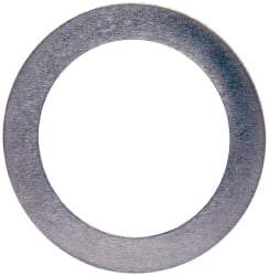 Made in USA - 0.2mm Thick, 16mm Inside x 22mm OD, Round Shim - 9/16" Screw, Uncoated 302/304 Stainless Steel - Benchmark Tooling