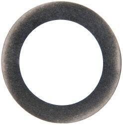 Made in USA - 0.2mm Thick, 25mm Inside x 36mm OD, Round Shim - 7/8" Screw, Uncoated 302/304 Stainless Steel - Benchmark Tooling