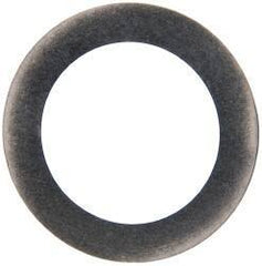 Made in USA - 0.2mm Thick, 25mm Inside x 36mm OD, Round Shim - 7/8" Screw, Uncoated 302/304 Stainless Steel - Benchmark Tooling