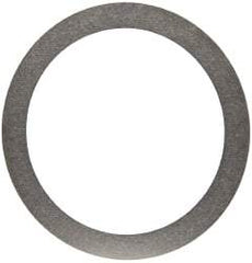 Made in USA - 0.2mm Thick, 40mm Inside x 50mm OD, Round Shim - Uncoated 302/304 Stainless Steel - Benchmark Tooling