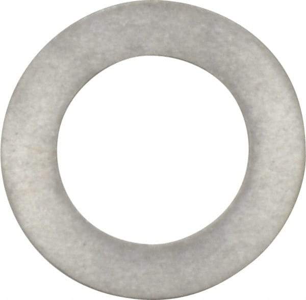 Made in USA - 0.3mm Thick, 10mm Inside x 16mm OD, Round Shim - 3/8" Screw, Uncoated 302/304 Stainless Steel - Benchmark Tooling