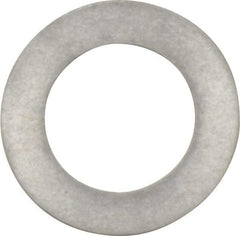 Made in USA - 0.3mm Thick, 10mm Inside x 16mm OD, Round Shim - 3/8" Screw, Uncoated 302/304 Stainless Steel - Benchmark Tooling