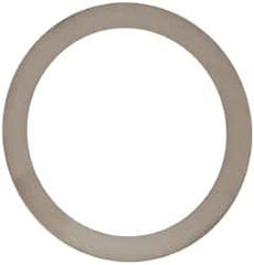 Made in USA - 0.3mm Thick, 40mm Inside x 50mm OD, Round Shim - Uncoated 302/304 Stainless Steel - Benchmark Tooling