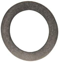 Made in USA - 0.51mm Thick, 12mm Inside x 18mm OD, Round Shim - 7/16" Screw, Uncoated 302/304 Stainless Steel - Benchmark Tooling