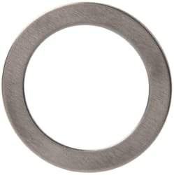 Made in USA - 0.51mm Thick, 16mm Inside x 22mm OD, Round Shim - 9/16" Screw, Uncoated 302/304 Stainless Steel - Benchmark Tooling