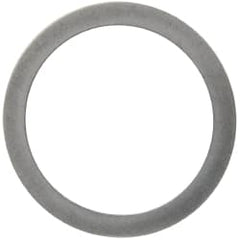 Made in USA - 0.51mm Thick, 40mm Inside x 50mm OD, Round Shim - Uncoated 302/304 Stainless Steel - Benchmark Tooling
