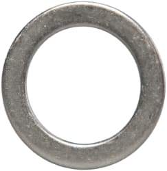 Made in USA - 1mm Thick, 14mm Inside x 20mm OD, Round Shim - 1/2" Screw, Uncoated 302/304 Stainless Steel - Benchmark Tooling