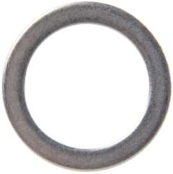 Made in USA - 1mm Thick, 16mm Inside x 22mm OD, Round Shim - 9/16" Screw, Uncoated 302/304 Stainless Steel - Benchmark Tooling