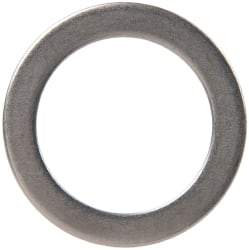 Made in USA - 1mm Thick, 20mm Inside x 28mm OD, Round Shim - 3/4" Screw, Uncoated 302/304 Stainless Steel - Benchmark Tooling